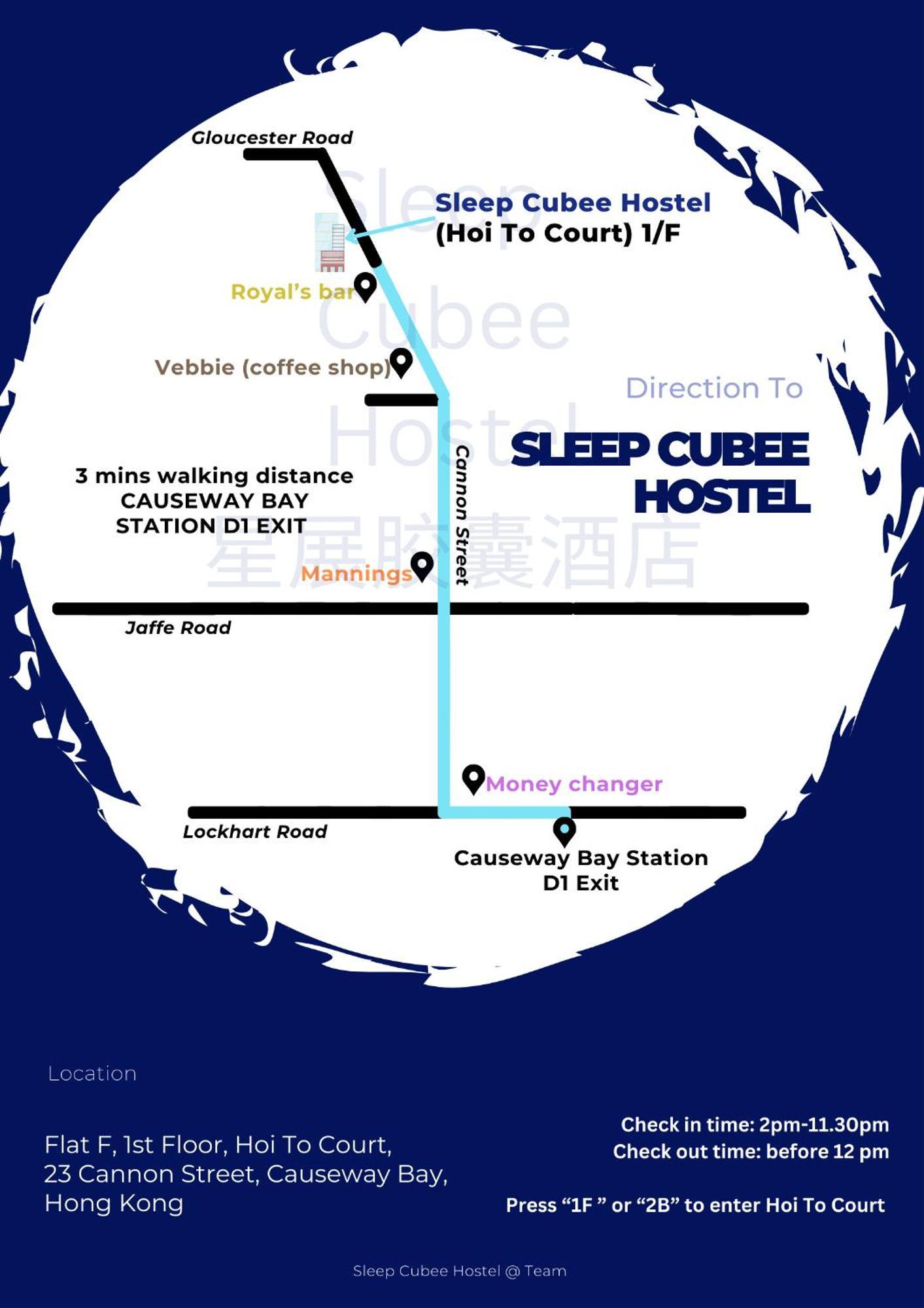 Sleep cubee capsule hotel Hongkong Buitenkant foto